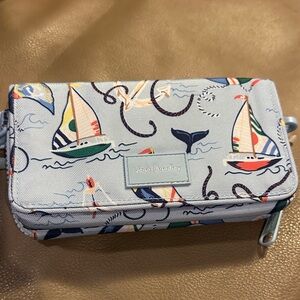 Vera Bradley Kids Sailboat Wallet - Light Blue